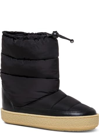 Isabel Marant Zeik Black Nylon Padded Boots