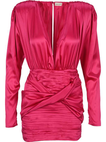Magda Butrym Plunge-neck Mini Dress