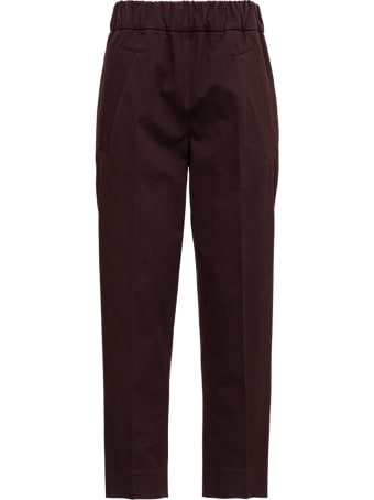 Tela Kilo Pants In Brown Cotton