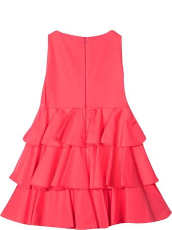 Elisabetta Franchi La Mia Bambina Dress With Elisabetta Franchi My Girl Logo