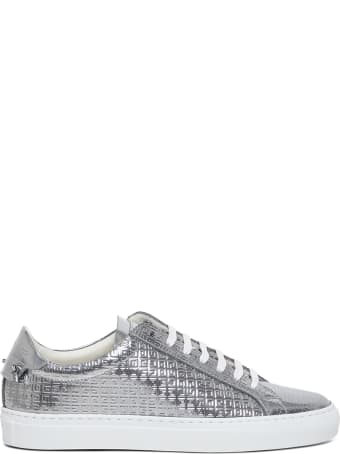 Givenchy Urban Street Metallic Sneakers In 4g Leather