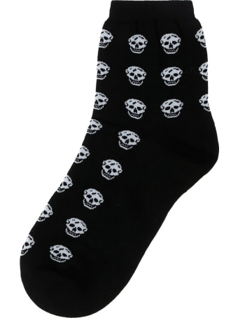 Alexander McQueen Alexander Mc Queen Multiskull Socks