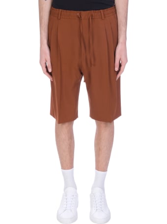 CMMN SWDN Shorts In Brown Wool