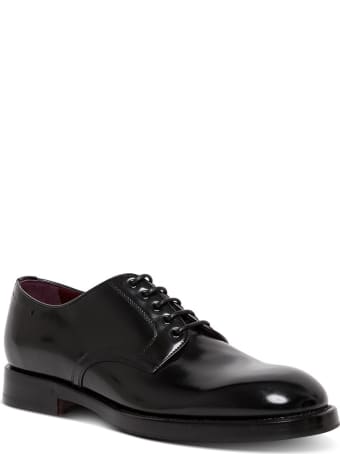 Dolce & Gabbana Black Leather Lace-up Shoes