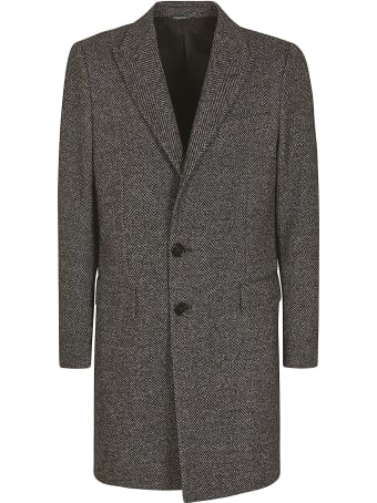 Dolce & Gabbana Tweed Buttoned Coat