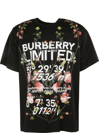 Burberry Limited Floral Print T-shirt