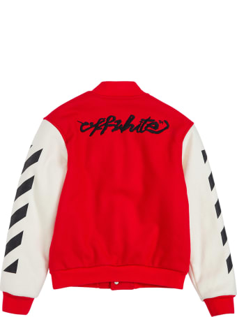 Off-White Off Patch Bomber Varsity