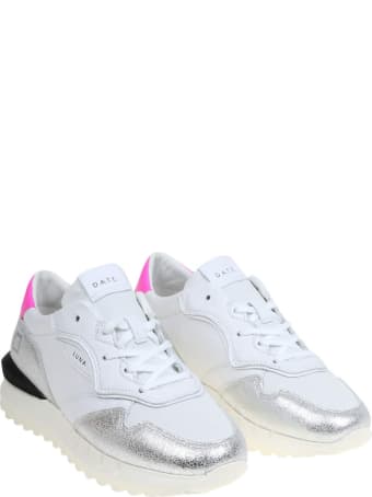 D.A.T.E. White Leather Sneakers