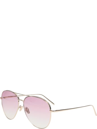 Linda Farrow Aviator By Matthew Williamson Sunglasses