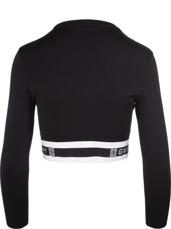 Givenchy Logo Band Cropped Top