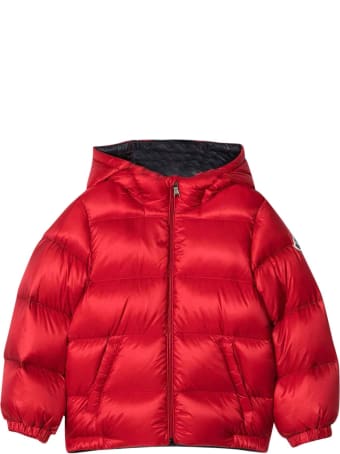 Moncler Newborn Moncler Enfant Red Down Jacket