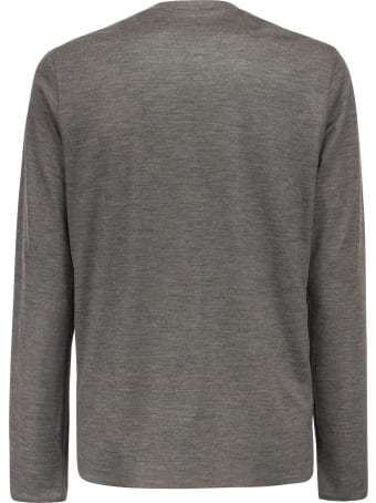 Sease Round Reve - Wool And Cotton Double Faced Sweater