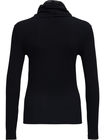 Antonelli Black Modal And Cashmere Sweater