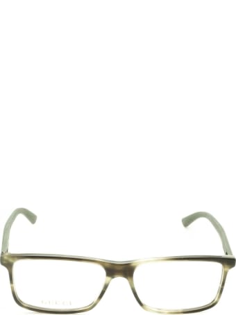 Gucci Gucci Gg0424o Green Havana Glasses