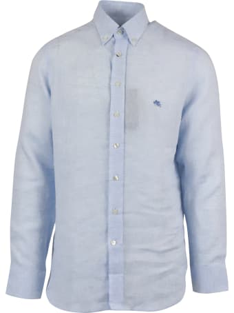 Fay Botton Down Stretch Shirt