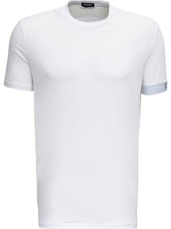 Dsquared2 White Cotton T-shirt With Logo