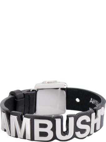 AMBUSH Logo Charm Leather Bracelet
