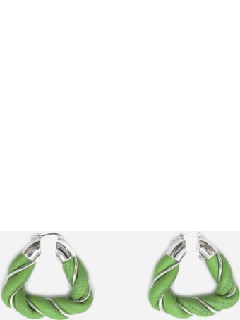 Bottega Veneta Silver And Tassel Earrings
