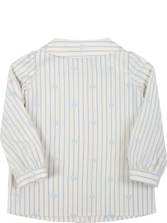 Gucci Multicolor Skirt For Baby Kids With Double Gg