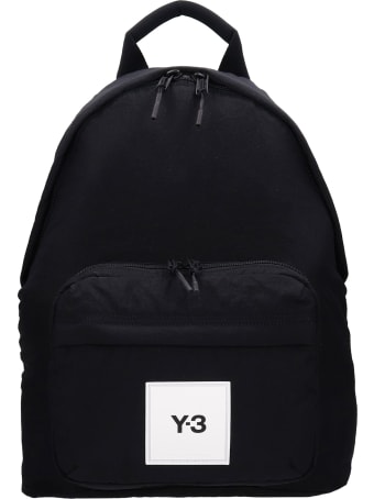 Y-3 Backpack In Black Synthetic Fibers