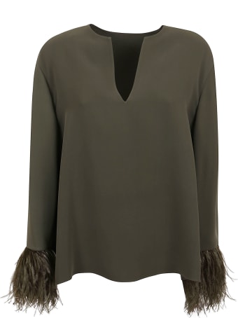 Valentino Top - With Feathers