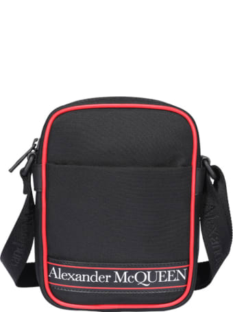 Alexander McQueen Mini Messenger Logo Bag