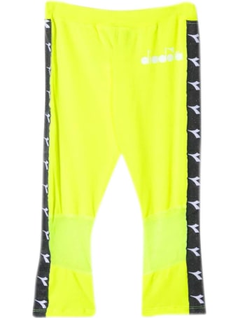 Diadora Fluo Yellow Trousers