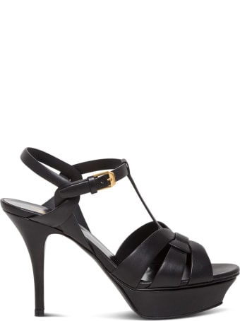 Saint Laurent Tribute Leather Sandals