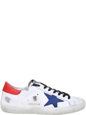 Golden Goose Superstar Sneakers In White Leather
