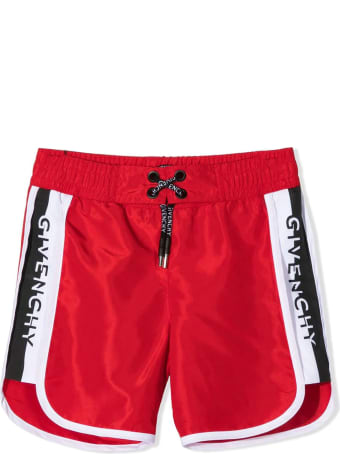 Givenchy Red Swim Shorts