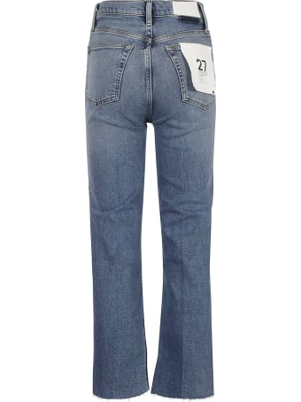 RE/DONE Ultra High Rise Stove Pipe Jeans