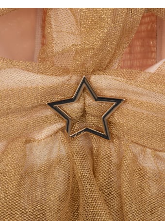 Teen Idol Golden Rachel Mini Dress