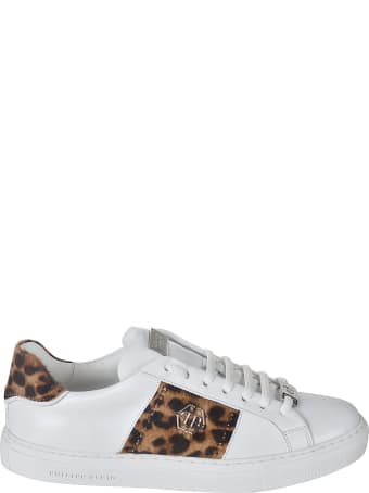 Philipp Plein Lo-top Leopard Sneakers