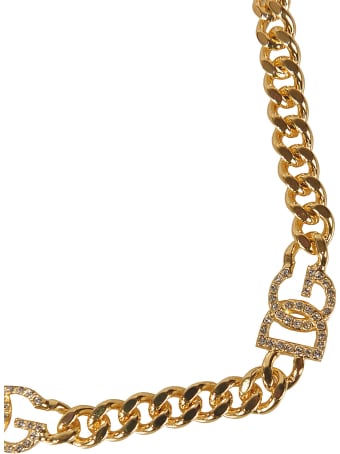 Dolce & Gabbana Chain Logo Necklace