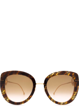 Fendi Fendi Ff 0409/s Dark Havana Sunglasses