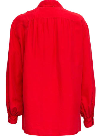 Forte_Forte Hobotai Red Silk Shirt
