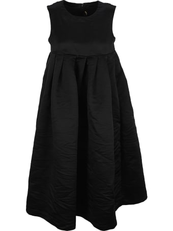 Comme Des Garçons Girl Black Flared Midi Dress