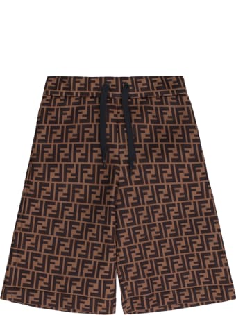 Fendi Ff Motif Shorts