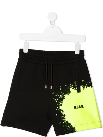 MSGM Splatter-print Shorts
