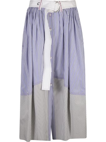 Chloé Belted Striped Skirt