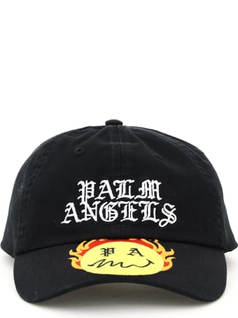 Palm Angels Burning Head Smiley Baseball Hat