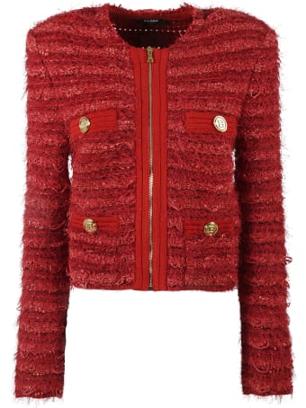 Balmain Tweed Zip Jacket