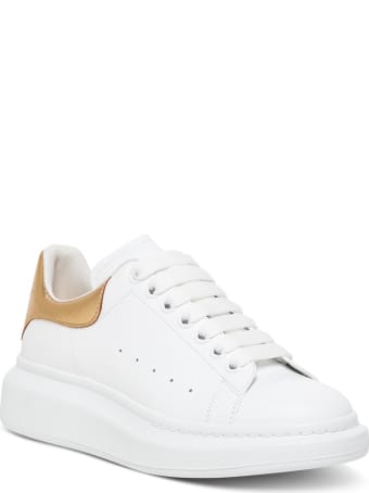 Alexander McQueen Oversize Sneakers In White Leather