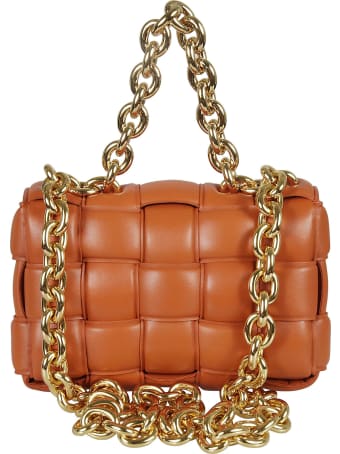 Bottega Veneta Woven Cassette Chain Shoulder Bag