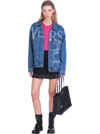 Versace Knitwear In Fuxia Wool