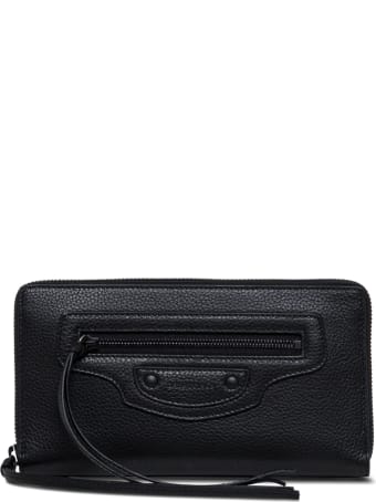Balenciaga Neo Classic Black Leather Wallet