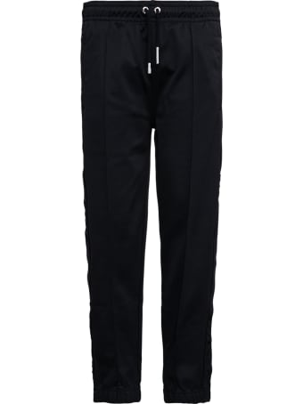 Givenchy Black Cotton Pants With Drawstring