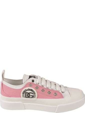 Dolce & Gabbana Logo Patched Sneakers