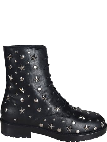 RED Valentino Embellished Combat Boots
