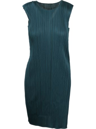 Pleats Please Issey Miyake Pleated Dress